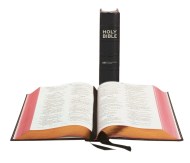 NIV Black Morocco Leather Lectern Bible