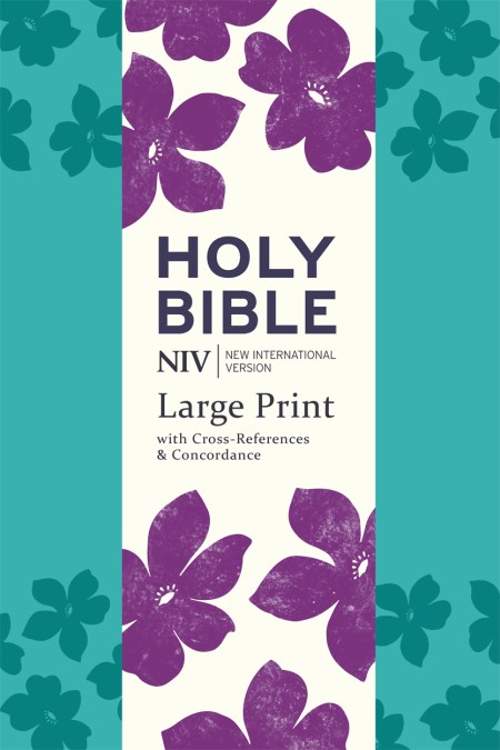 NIV Large Print Single-Column Deluxe Reference Bible