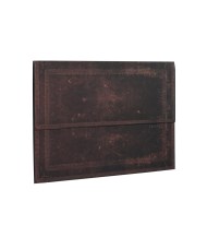 Black Moroccan Bold (Old Leather Collection) Document Folder