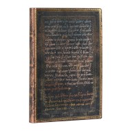 Michelangelo, Handwriting (Embellished Manuscripts Collection) Midi Lined Softcover Flexi Journal (Elastic Band Closure)