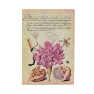 Pink Carnation (Mira Botanica) Midi Lined Softcover Flexi Journal (Elastic Band Closure)