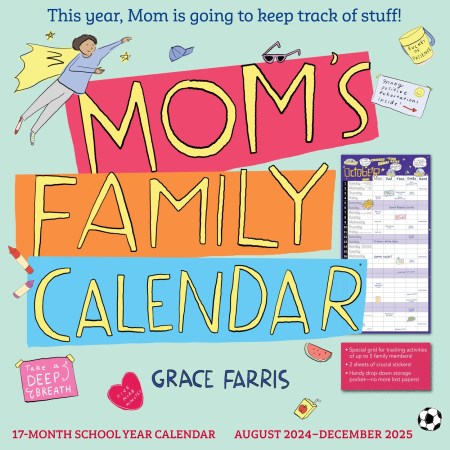 Mom's Family Wall Calendar 2024-2025