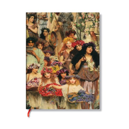 Spring (Lawrence Alma-Tadema) Ultra Unlined Hardback Journal (Elastic Band Closure)