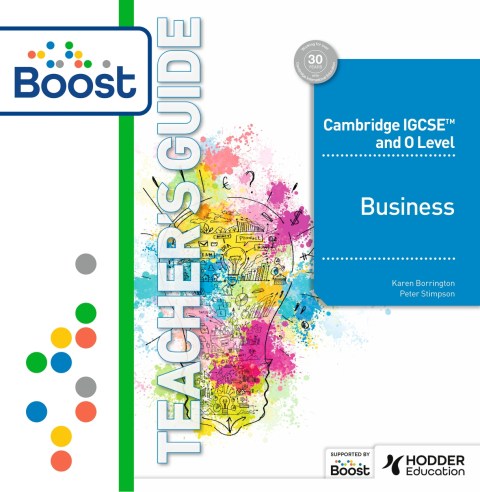 Cambridge IGCSE and O Level Business Teacher Guide Second Edition Boost Course Ebook