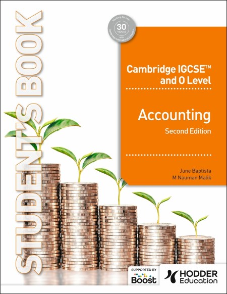 Cambridge IGCSE and O Level Accounting Second Edition Boost eBook