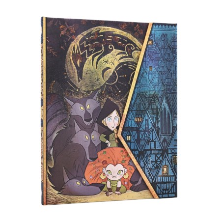 WolfWalkers (Irish Folklore Trilogy) Ultra Unlined Hardcover Journal (Wrap Closure)